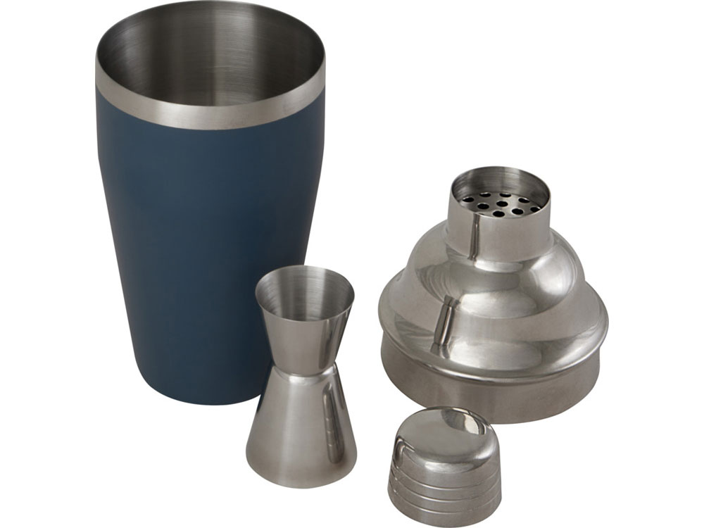 Шейкер для коктейлей Gaudie из переработанной нержавеющей стали, синий ледяной — изображение 5