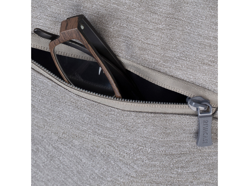 RIVACASE 7760 grey ECO рюкзак для ноутбука 15.6 — изображение 19