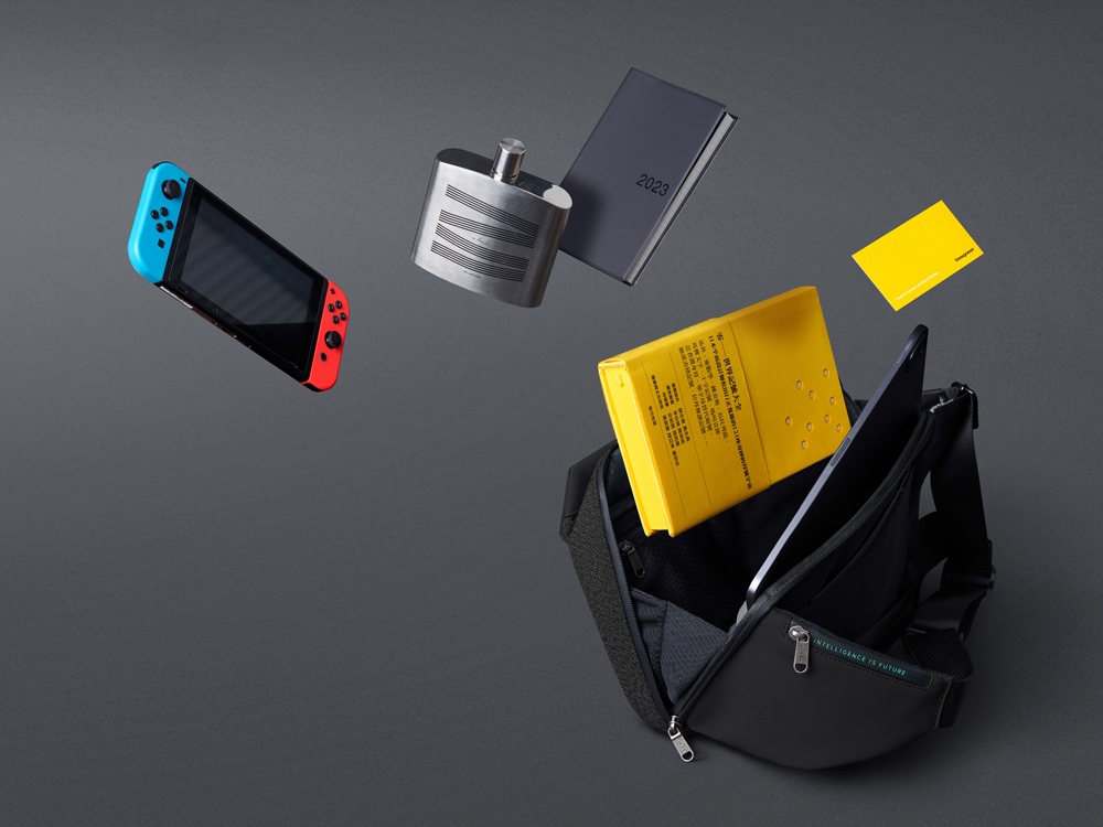 Сумка-слинг Snapsling, серый — изображение 12