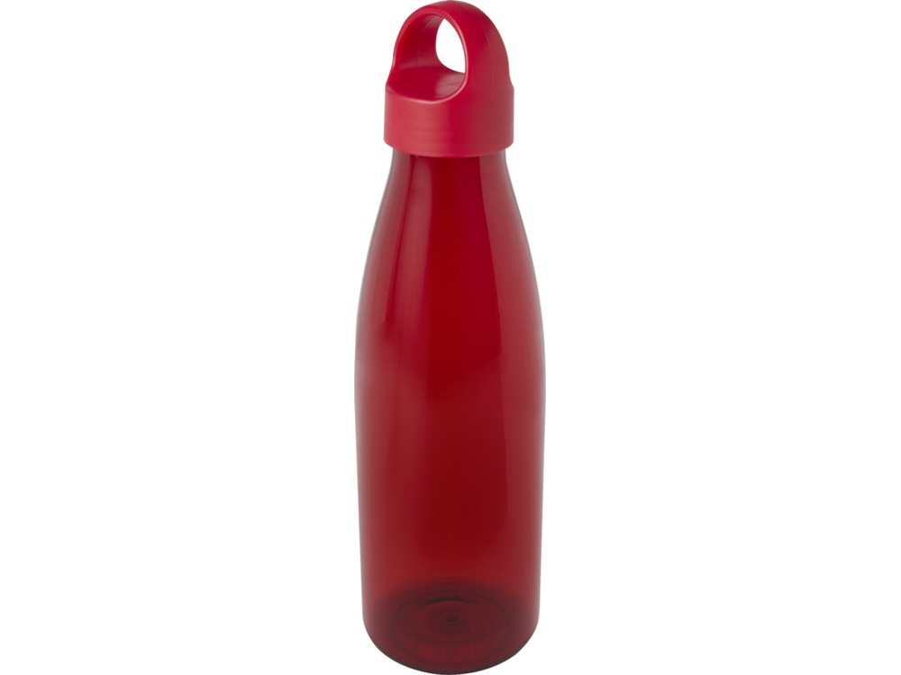 Bergen бутылка для воды объемом 800 мл из переработанной пластмассы, красный — изображение 3