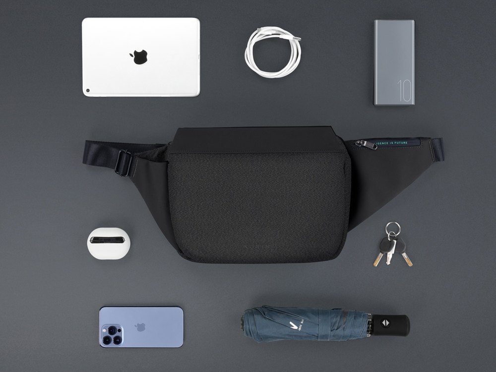 Сумка-слинг Snapsling, серый — изображение 11