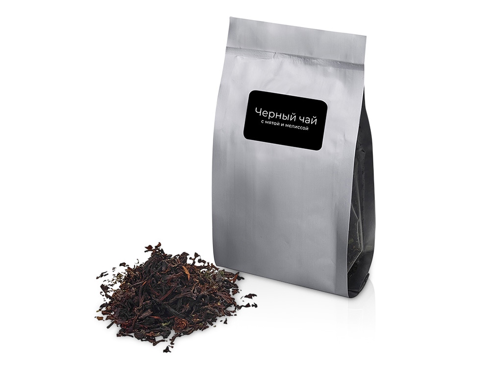 Подарочный набор с перчатками, термосом и чаем, серый — изображение 8