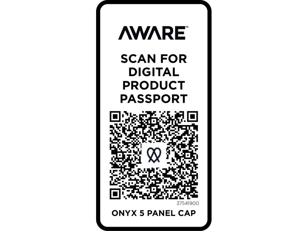 Onyx с 5 панелями Aware™ кепка из переработанных материалов - сплошной черный — изображение 4