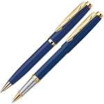 Набор Pierre Cardin PEN&PEN: ручка шариковая + роллер. Цвет - синий. Упаковка Е.