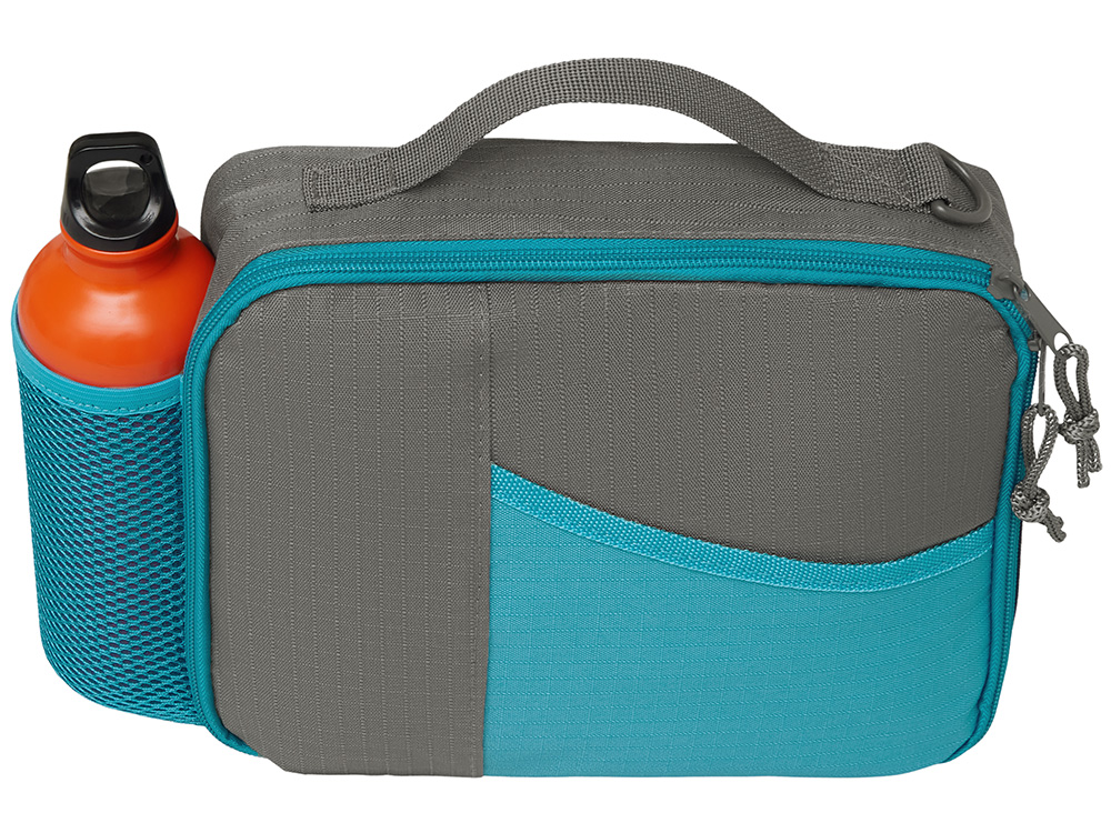 Изотермическая сумка-холодильник Breeze New для ланч-бокса, серый/голубой — изображение 5