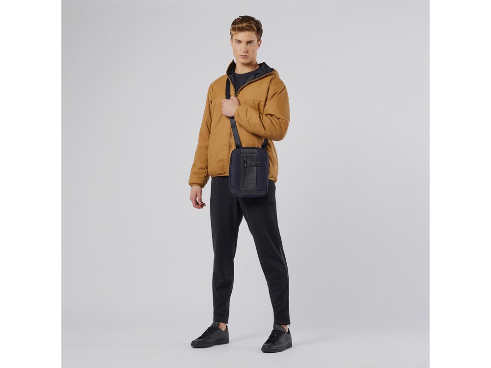 Сумка через плечо, Piquadro Brief, Черный — изображение 5