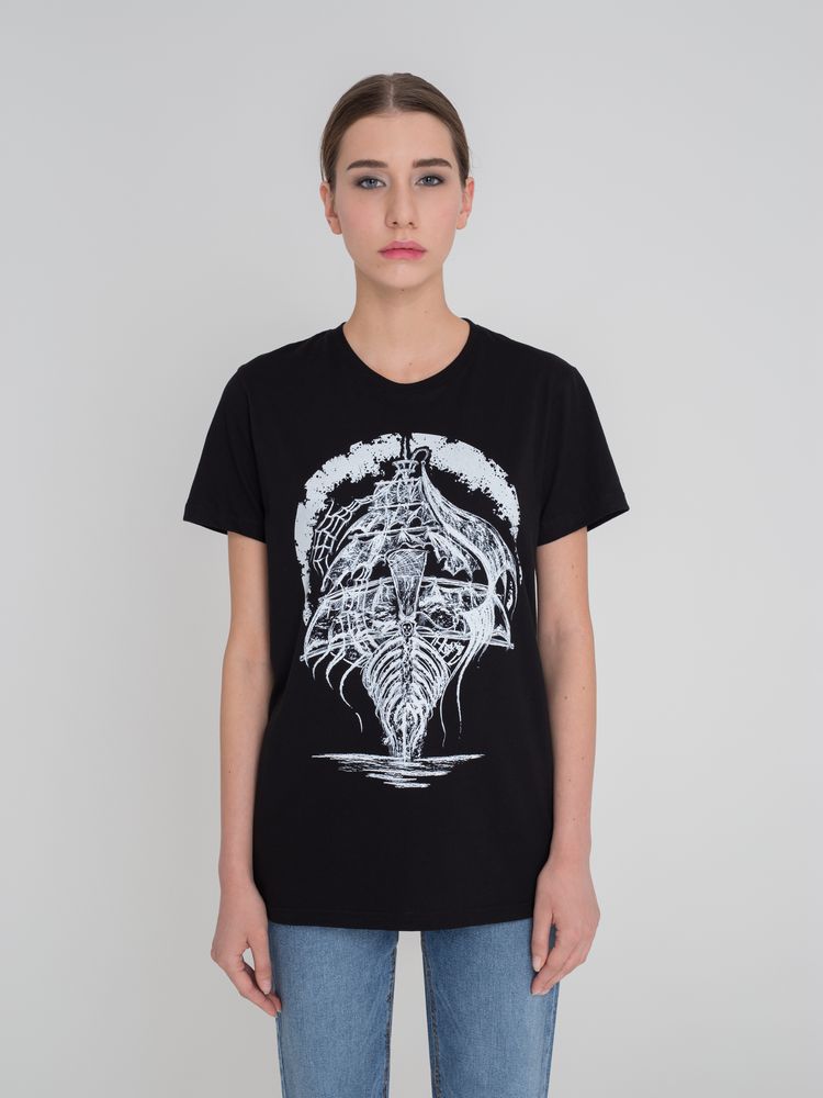 Футболка «Летучий Голландец», черная — изображение 4