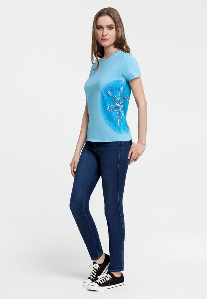 Футболка женская «Вместе и вовремя» — изображение 7