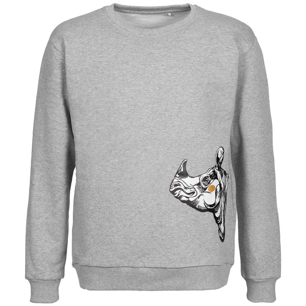 Толстовка NosoRock, серый меланж — изображение 2