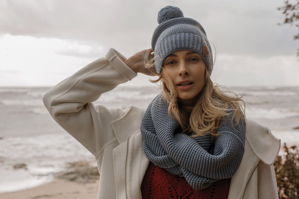 Снуд Brugge, голубой — изображение 7