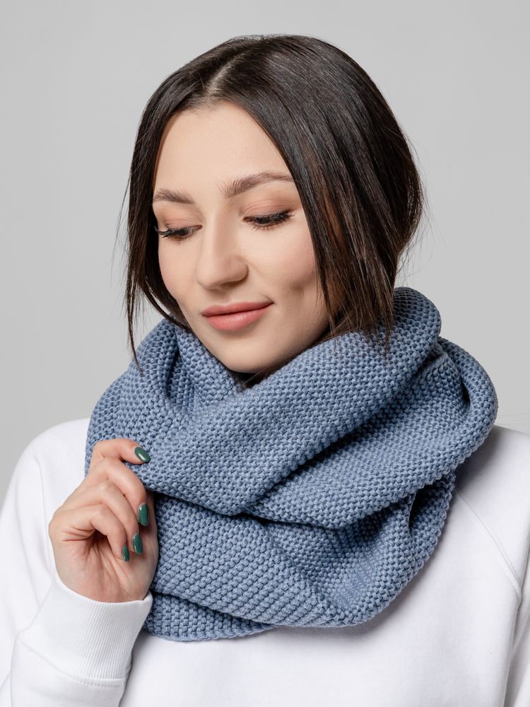 Снуд Brugge, голубой — изображение 6