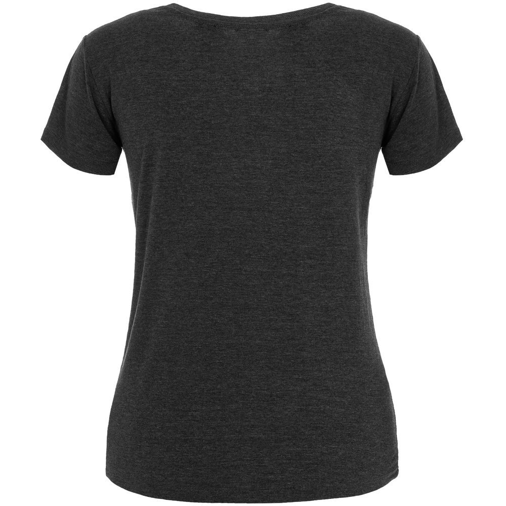 Футболка женская Chakraday, черный меланж — изображение 2