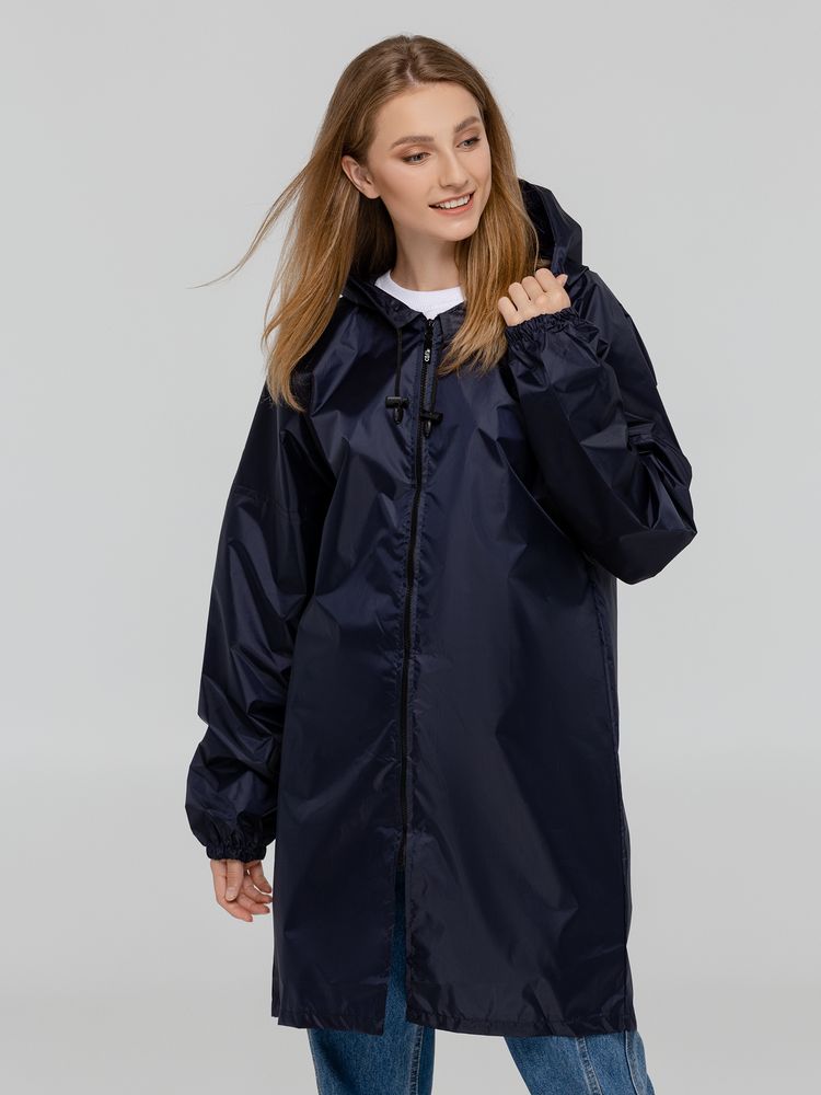 Дождевик «Плащ, плащ», темно-синий — изображение 3