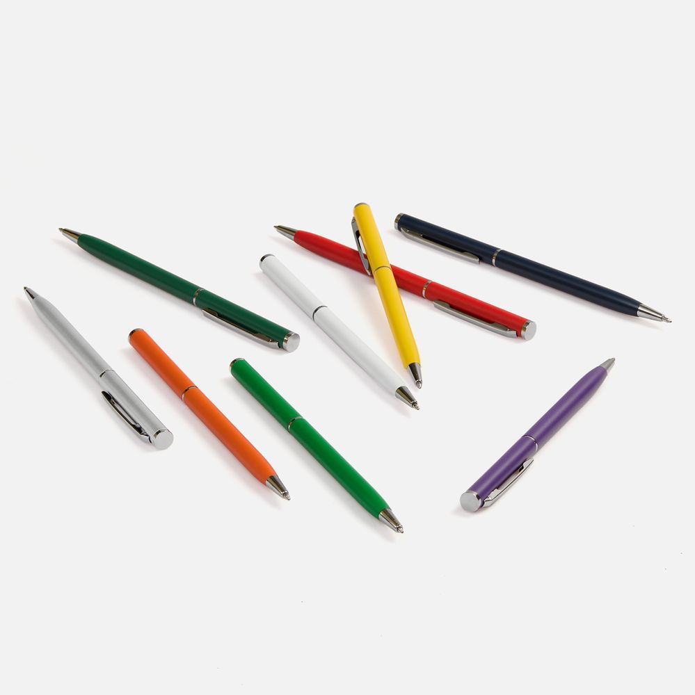 Ручка шариковая Hotel Chrome, ver.2, матовая зеленая — изображение 5