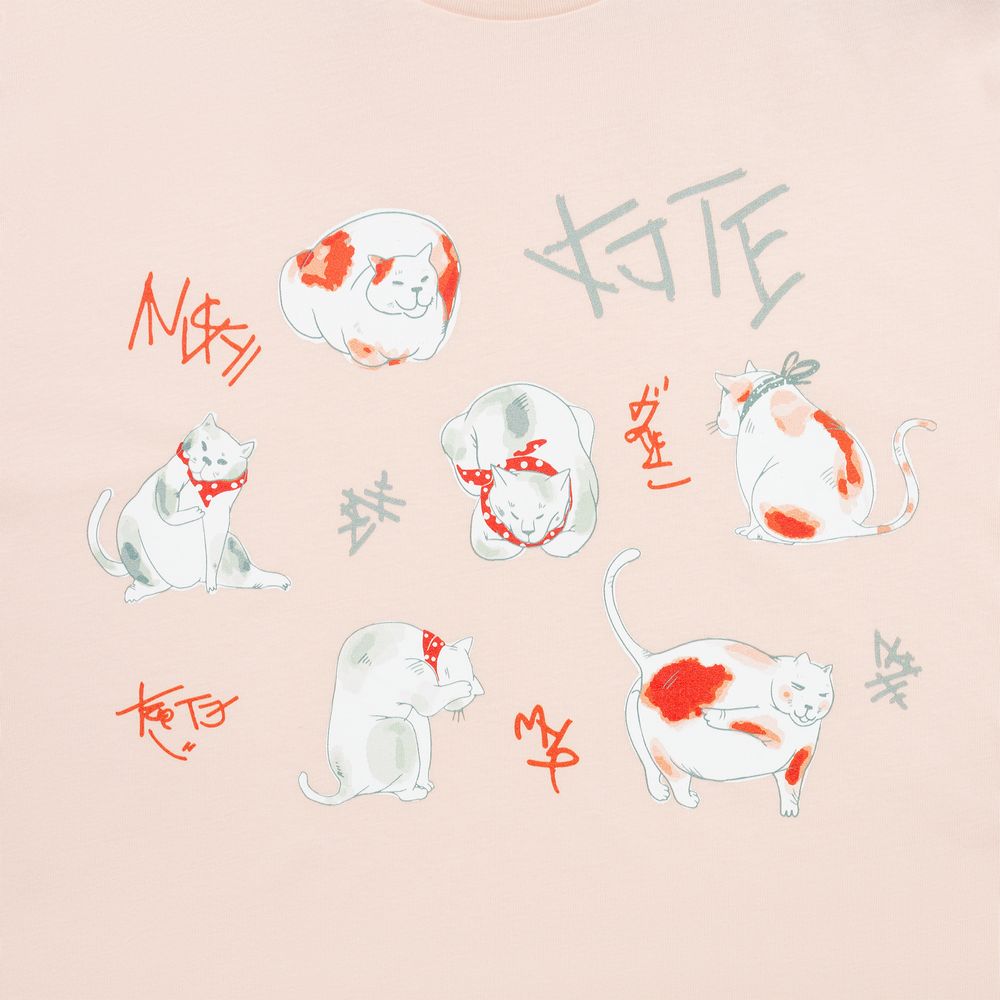 Футболка женская «Котэ», розовая — изображение 2