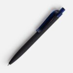 Ручка шариковая Prodir QS01 PRT-T Soft Touch, черная с синим