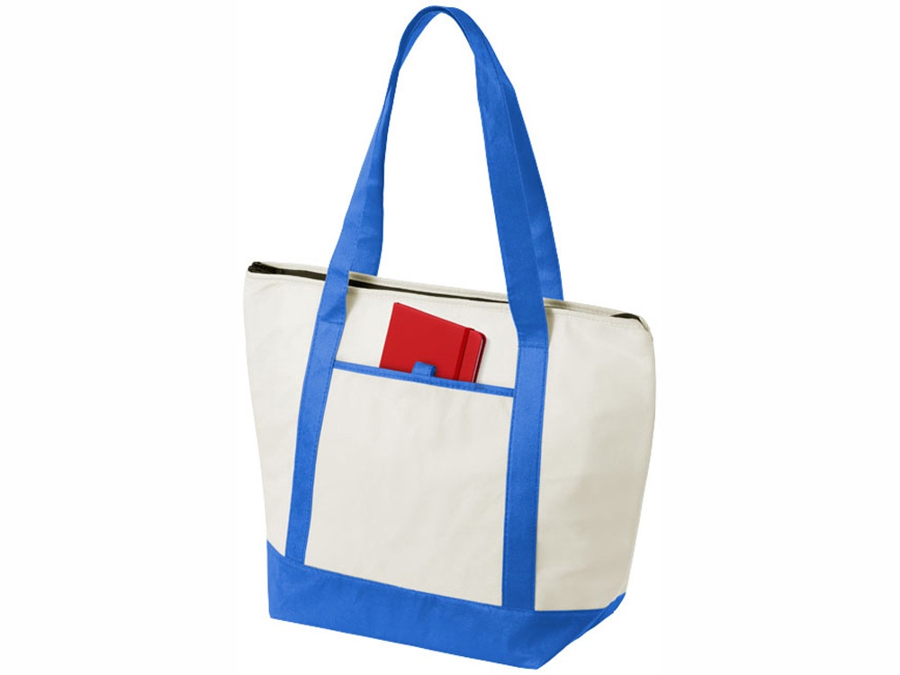 Сумка-холодильник Lighthouse, натуральный/синий — изображение 3