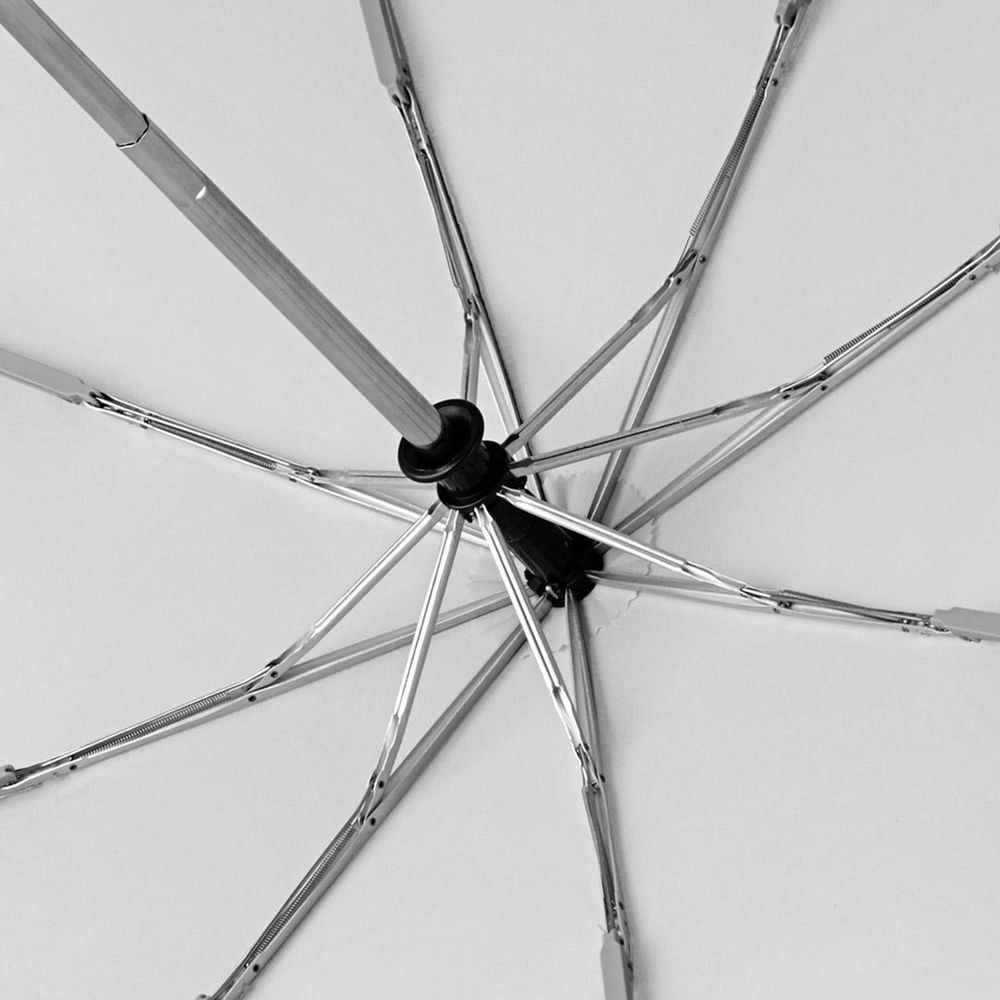 Зонт складной AOC, светло-серый — изображение 6