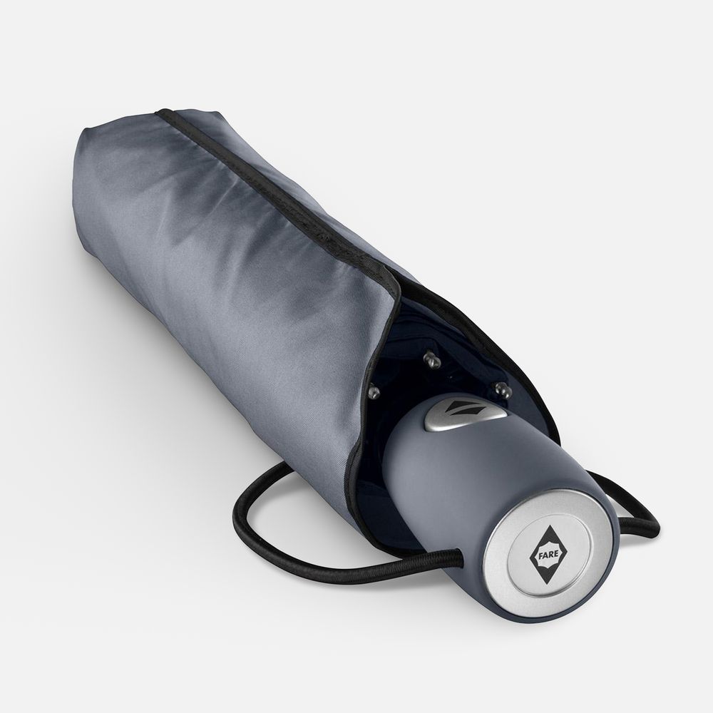 Зонт складной AOC, серый — изображение 4