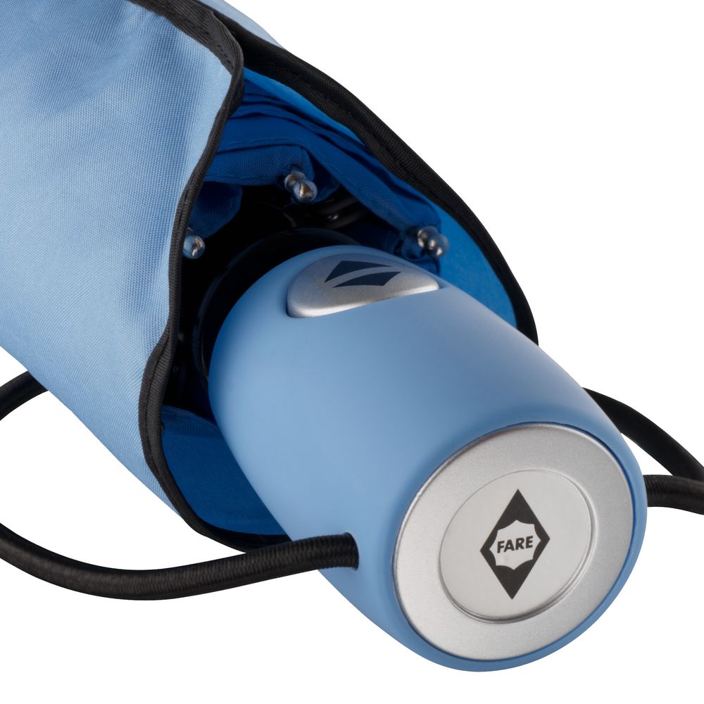 Зонт складной AOC, светло-голубой — изображение 6