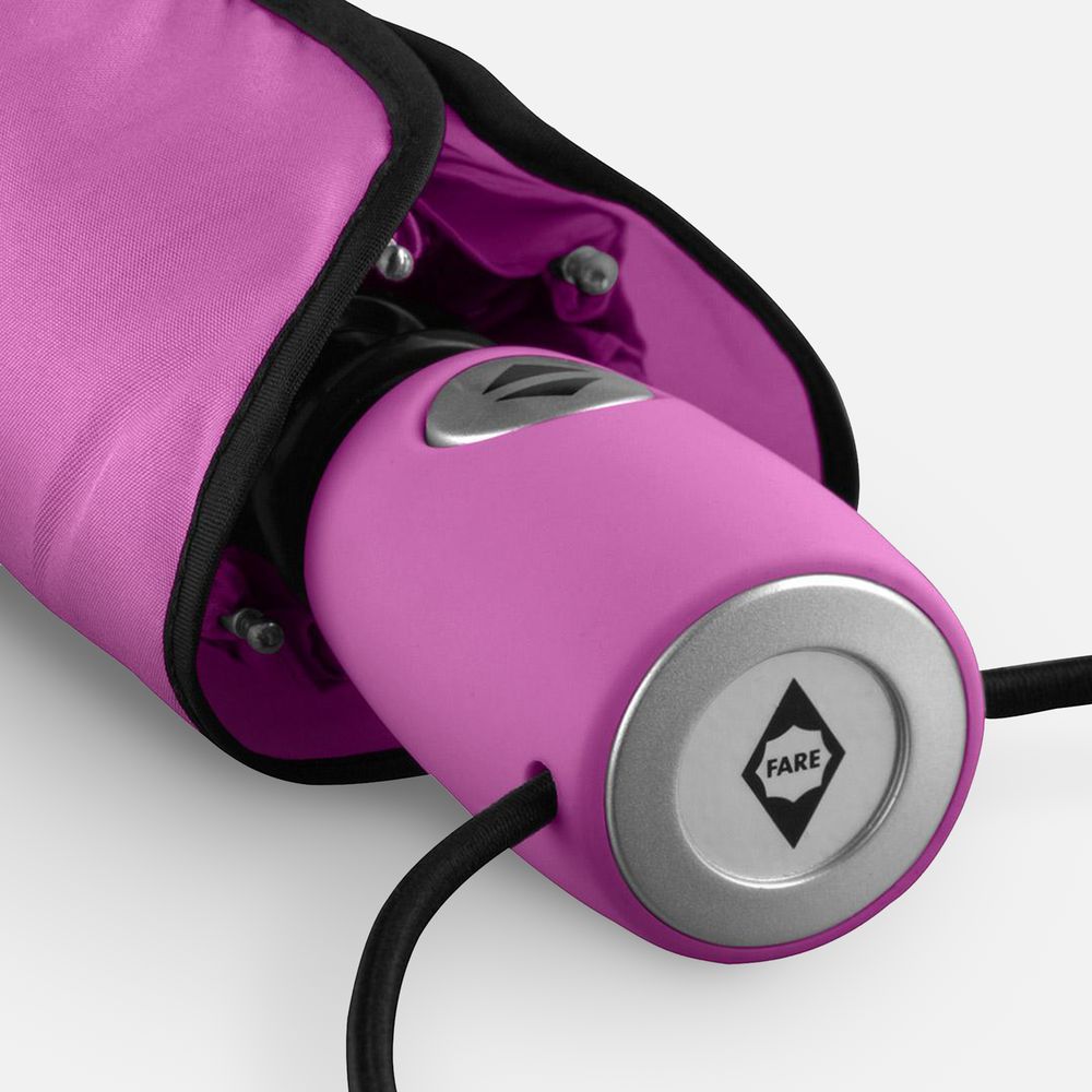 Зонт складной AOC, ярко-розовый — изображение 5