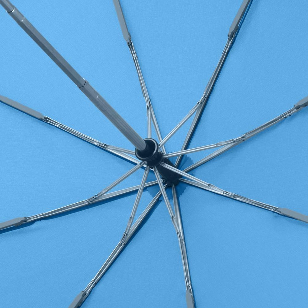 Зонт складной AOC, голубой — изображение 6