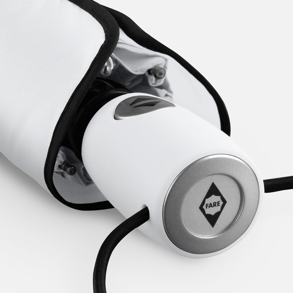 Зонт складной AOC, белый — изображение 5