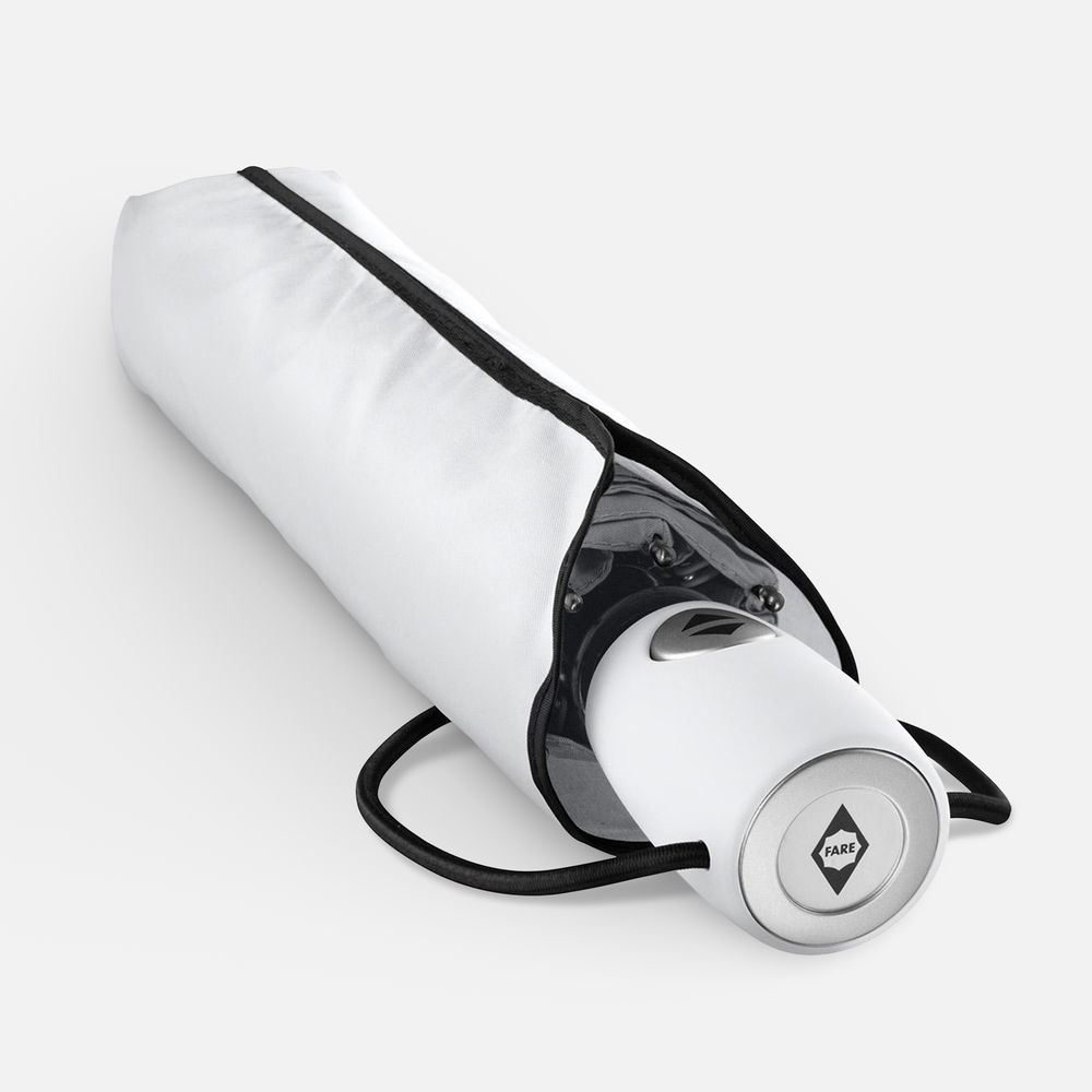 Зонт складной AOC, белый — изображение 4