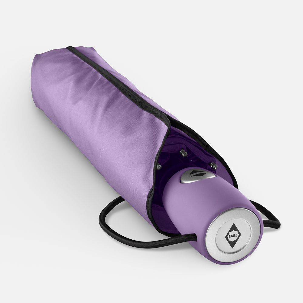 Зонт складной AOC, сиреневый — изображение 4