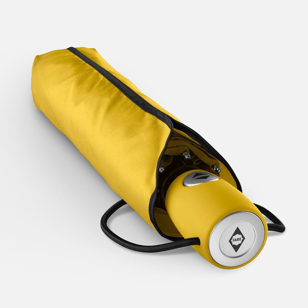 Зонт складной AOC, желтый — изображение 4