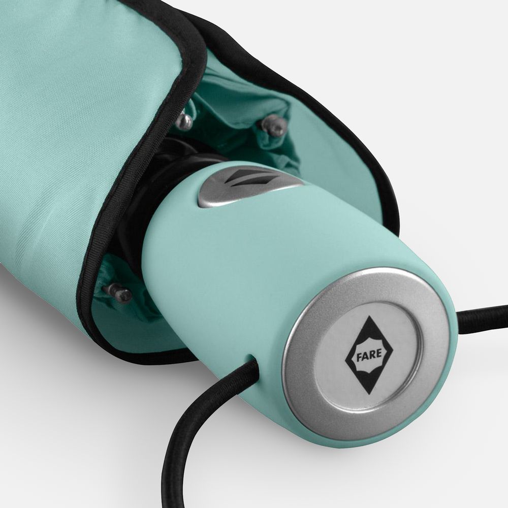 Зонт складной AOC, зеленый (мятный) — изображение 5