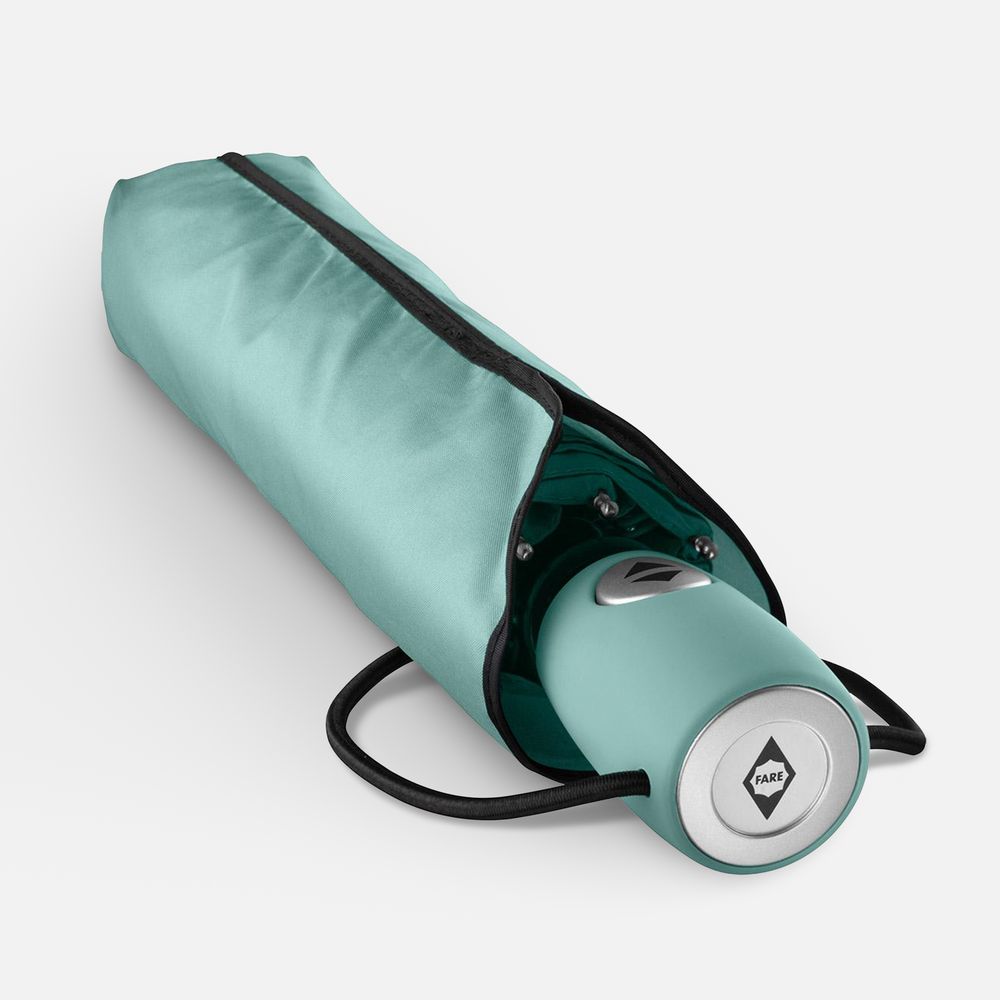 Зонт складной AOC, зеленый (мятный) — изображение 4