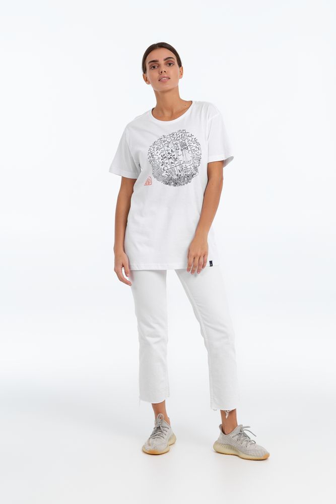 Футболка «Качели», белая — изображение 7