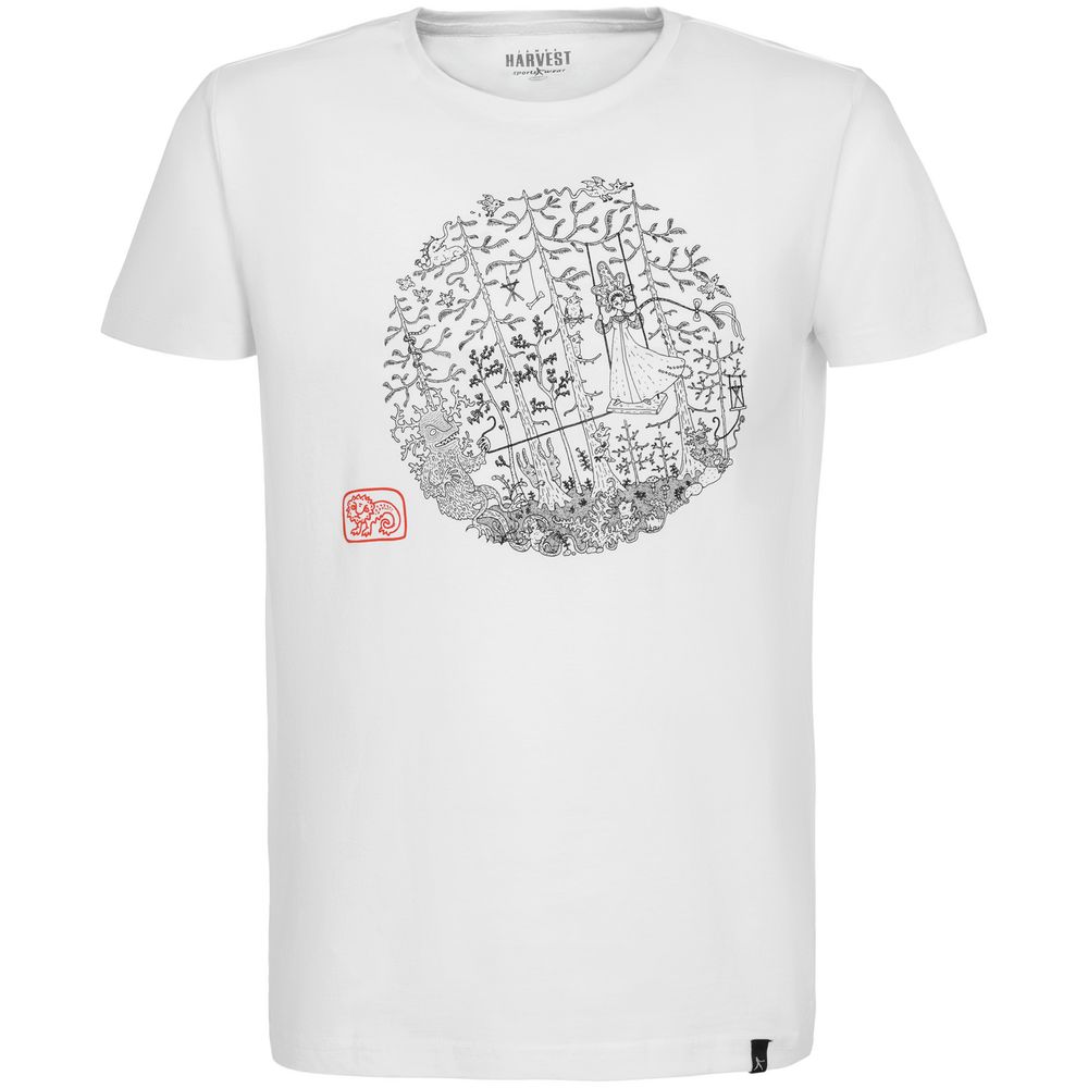 Футболка «Качели», белая — изображение 2