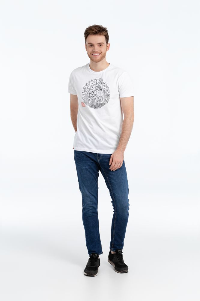 Футболка «Качели», белая — изображение 5