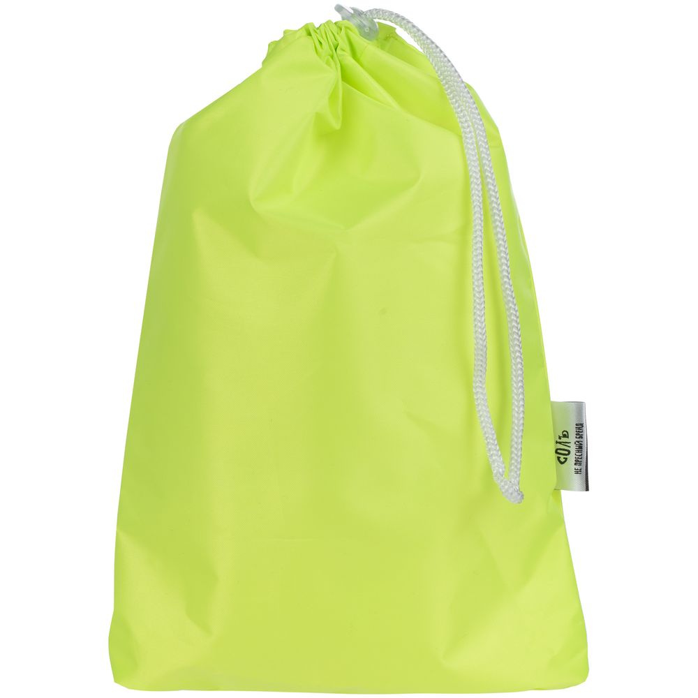 Дождевик «Воплащение всего», неоново-желтый — изображение 4