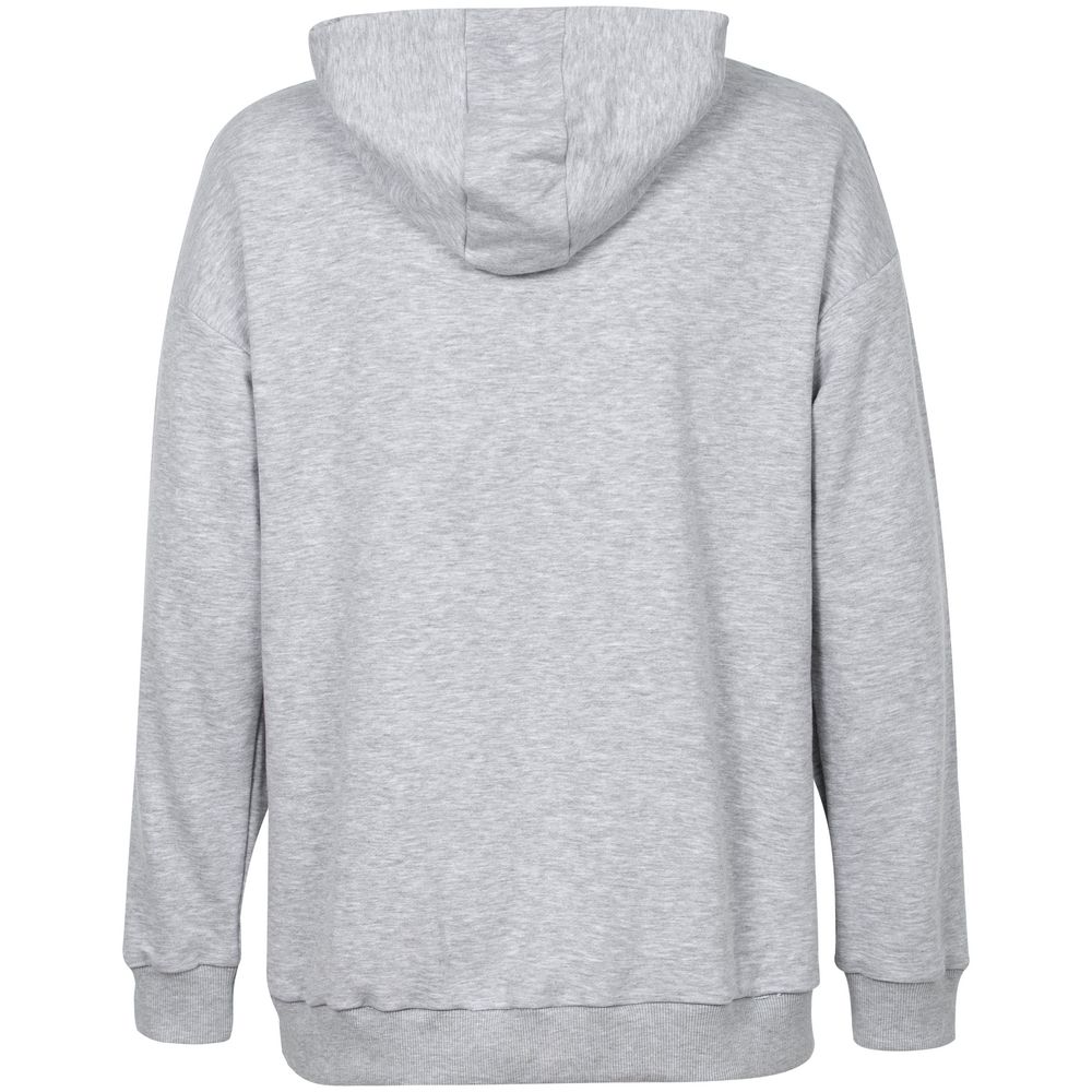 Худи оверсайз «Чистая соль», серый меланж — изображение 3