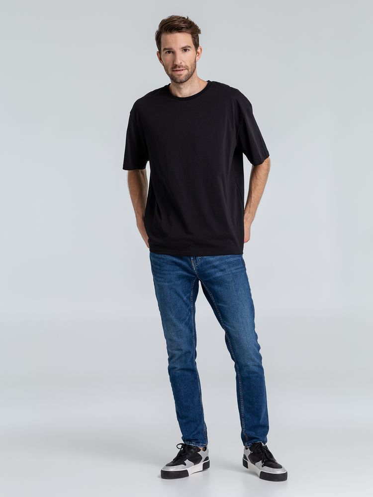 Футболка оверсайз «Внутренний Рим», черная — изображение 2