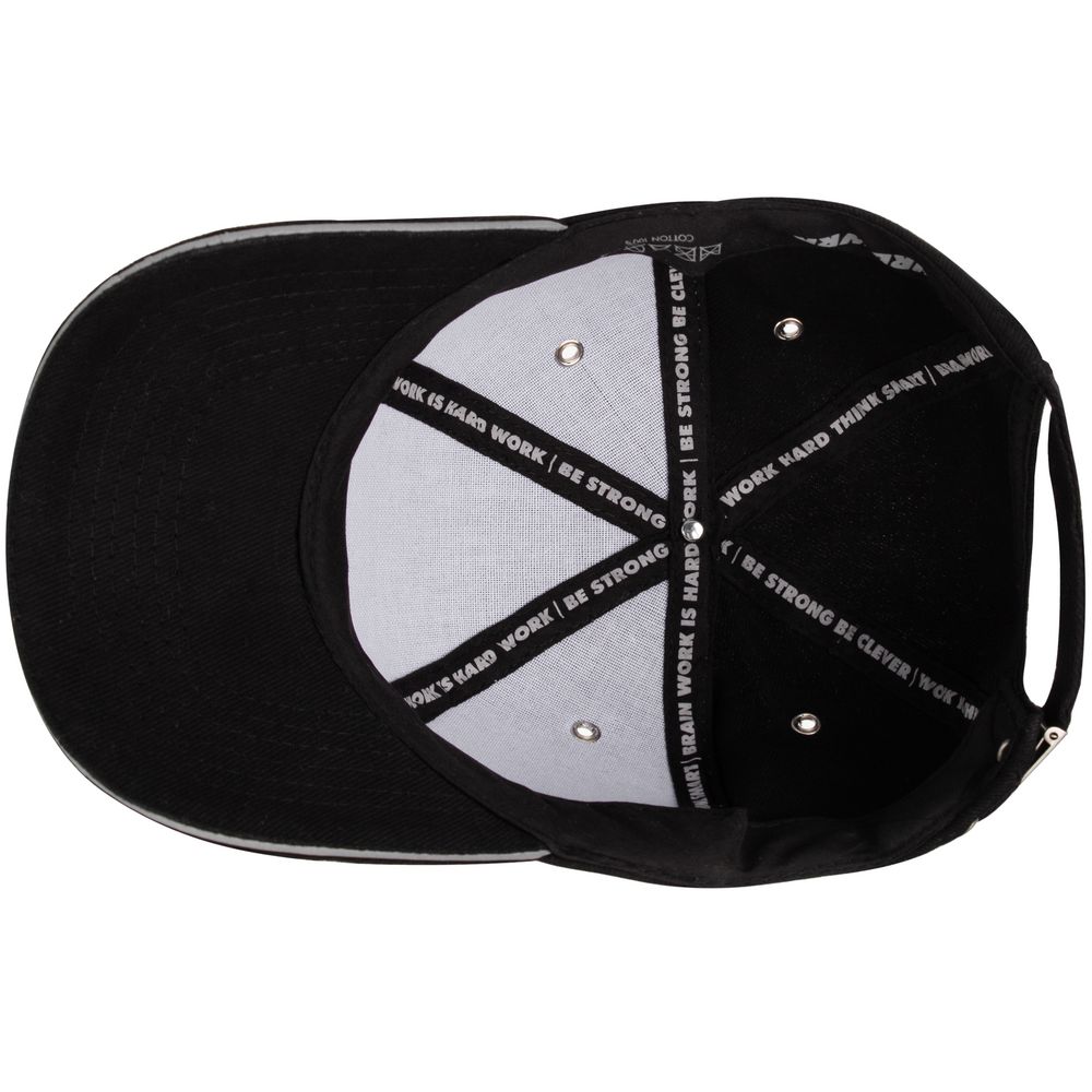 Бейсболка Hard Work Black со светоотражающим элементом — изображение 3
