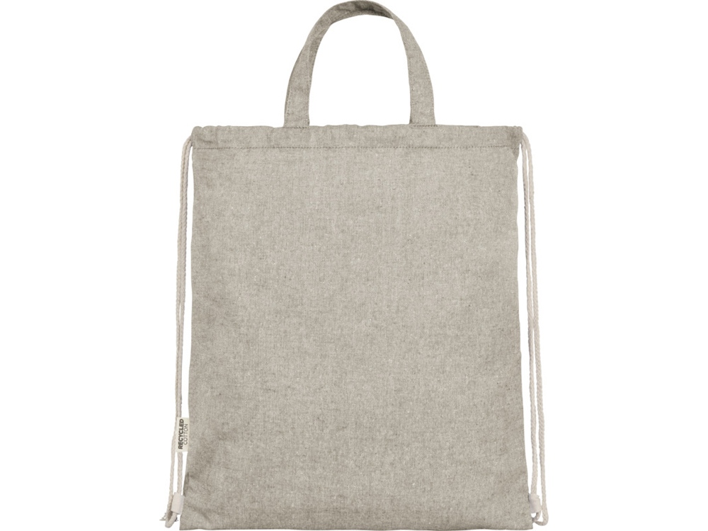 Pheebs 150 г/м² Aware™ рюкзак со шнурком из переработанных материалов - Натуральный — изображение 3