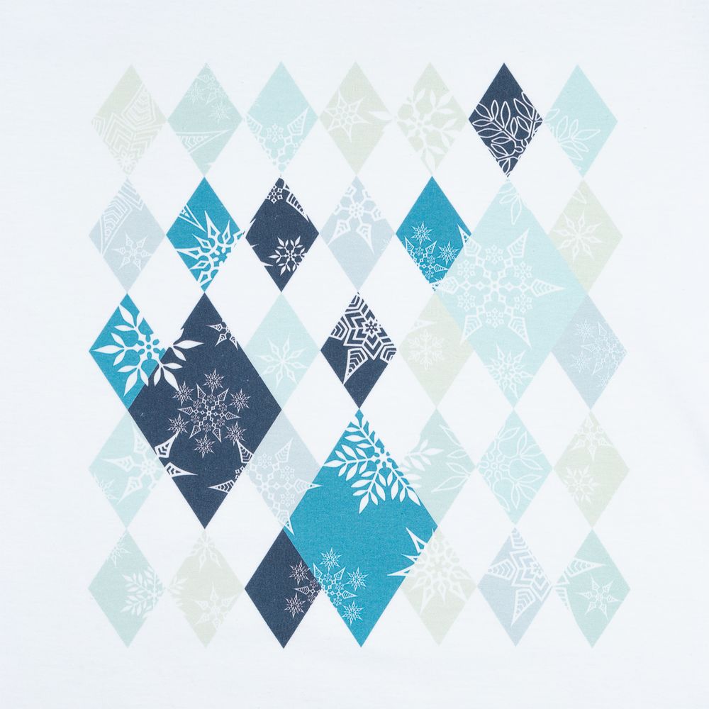 Футболка женская «Ромбо. Первый снег», белая — изображение 2