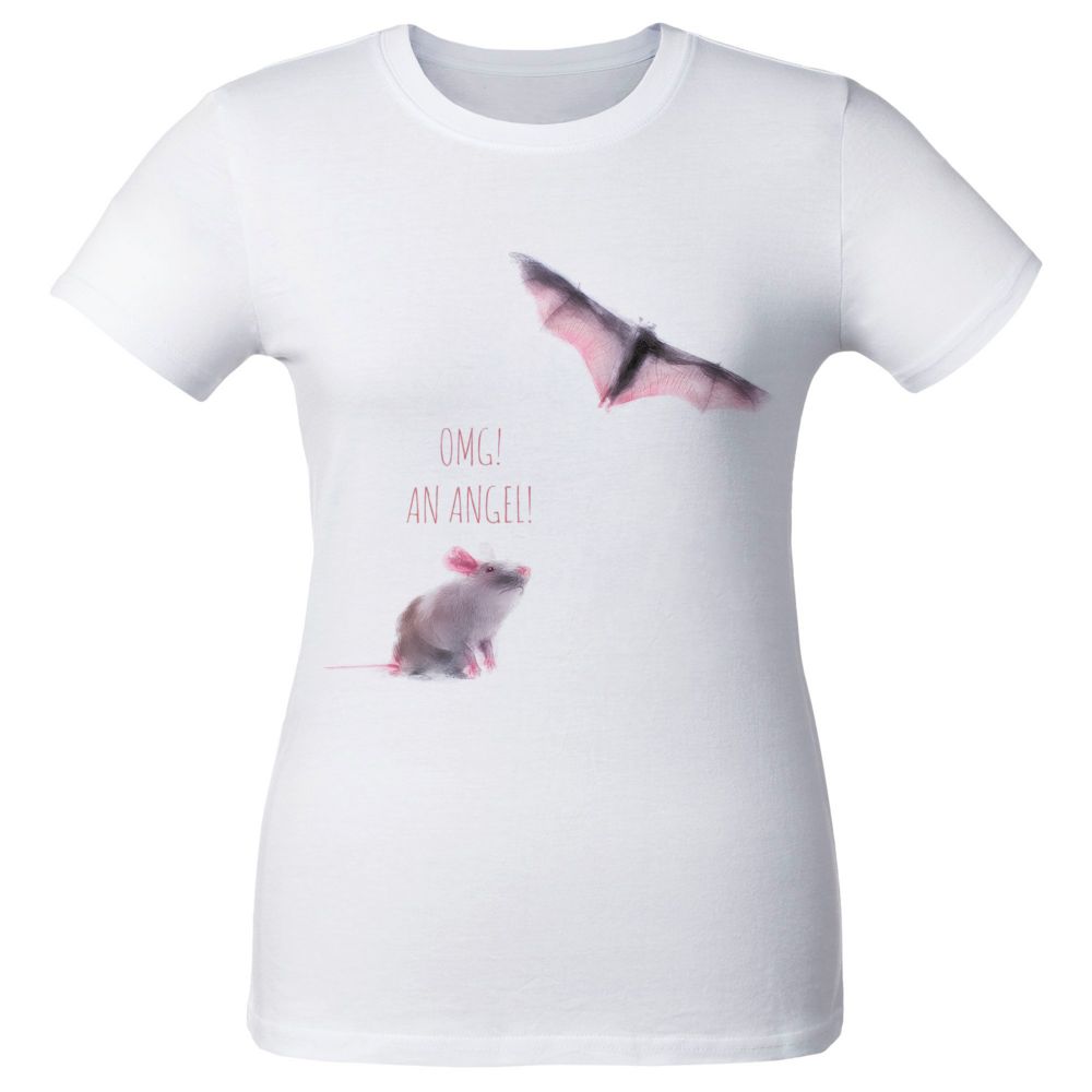 Футболка женская An Аngel, белая — изображение 2