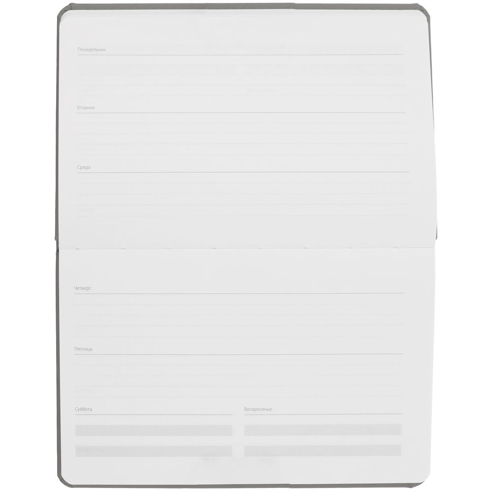 Еженедельник Urban, недатированный, серый — изображение 6