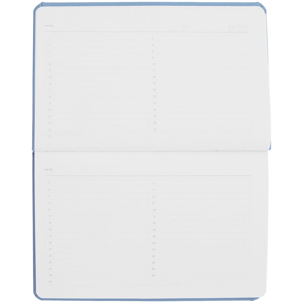 Еженедельник Urban, недатированный, голубой — изображение 7