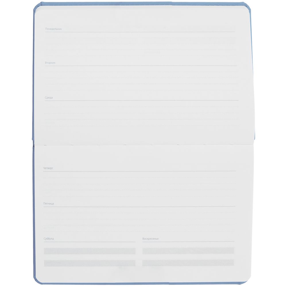 Еженедельник Urban, недатированный, голубой — изображение 6