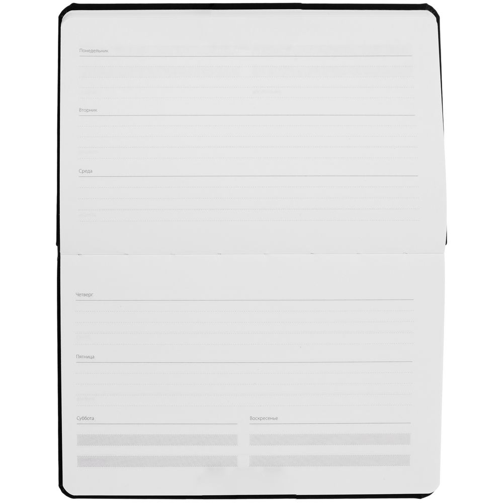 Еженедельник Urban, недатированный, черный — изображение 7