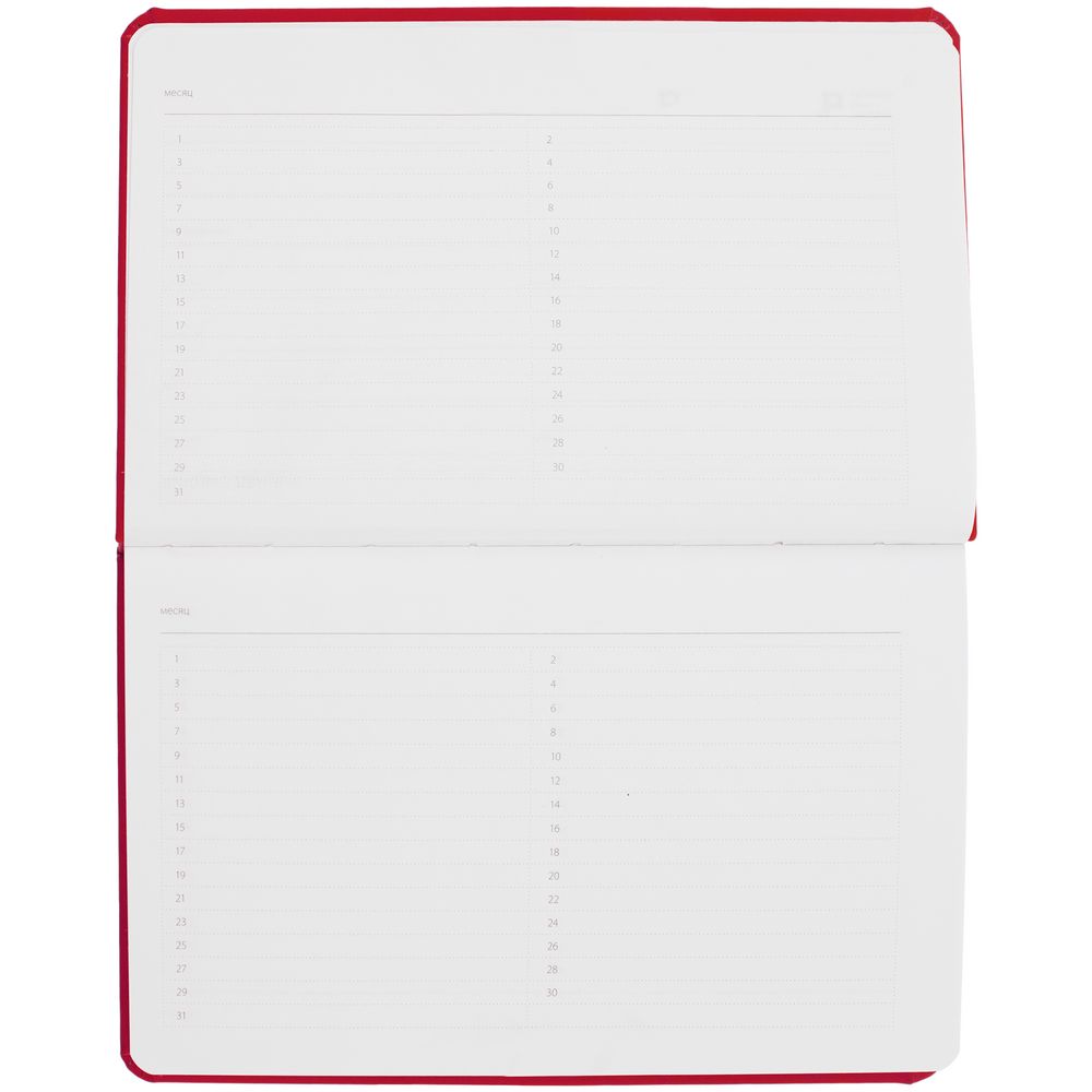 Еженедельник Urban, недатированный, красный — изображение 7