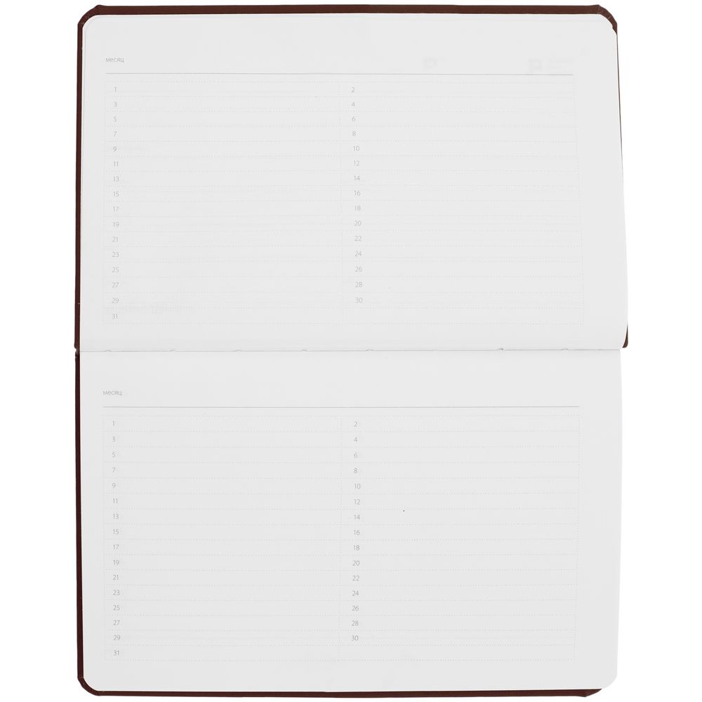 Еженедельник Urban, недатированный, коричневый — изображение 7