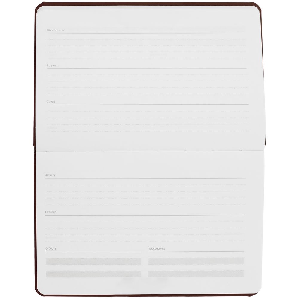 Еженедельник Urban, недатированный, коричневый — изображение 6