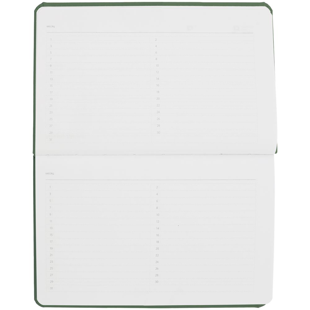 Еженедельник Urban, недатированный, зеленый — изображение 7